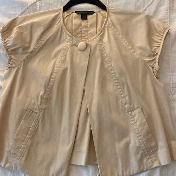 Express Design Studio pleated short sleeve jacket size M - Picture 4 of 6